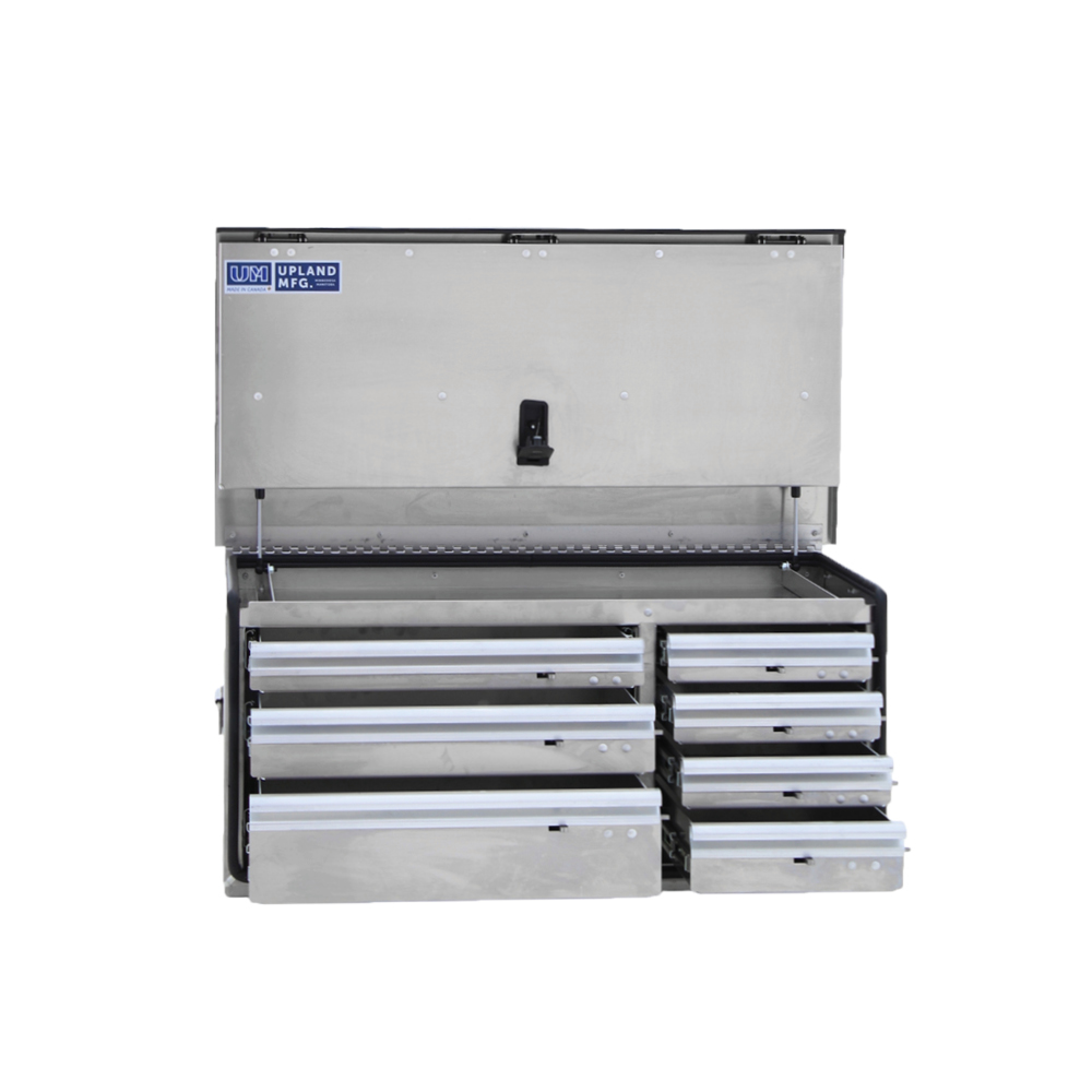 Truck drawer 38 inch with a 2 inch tray, aluminum.