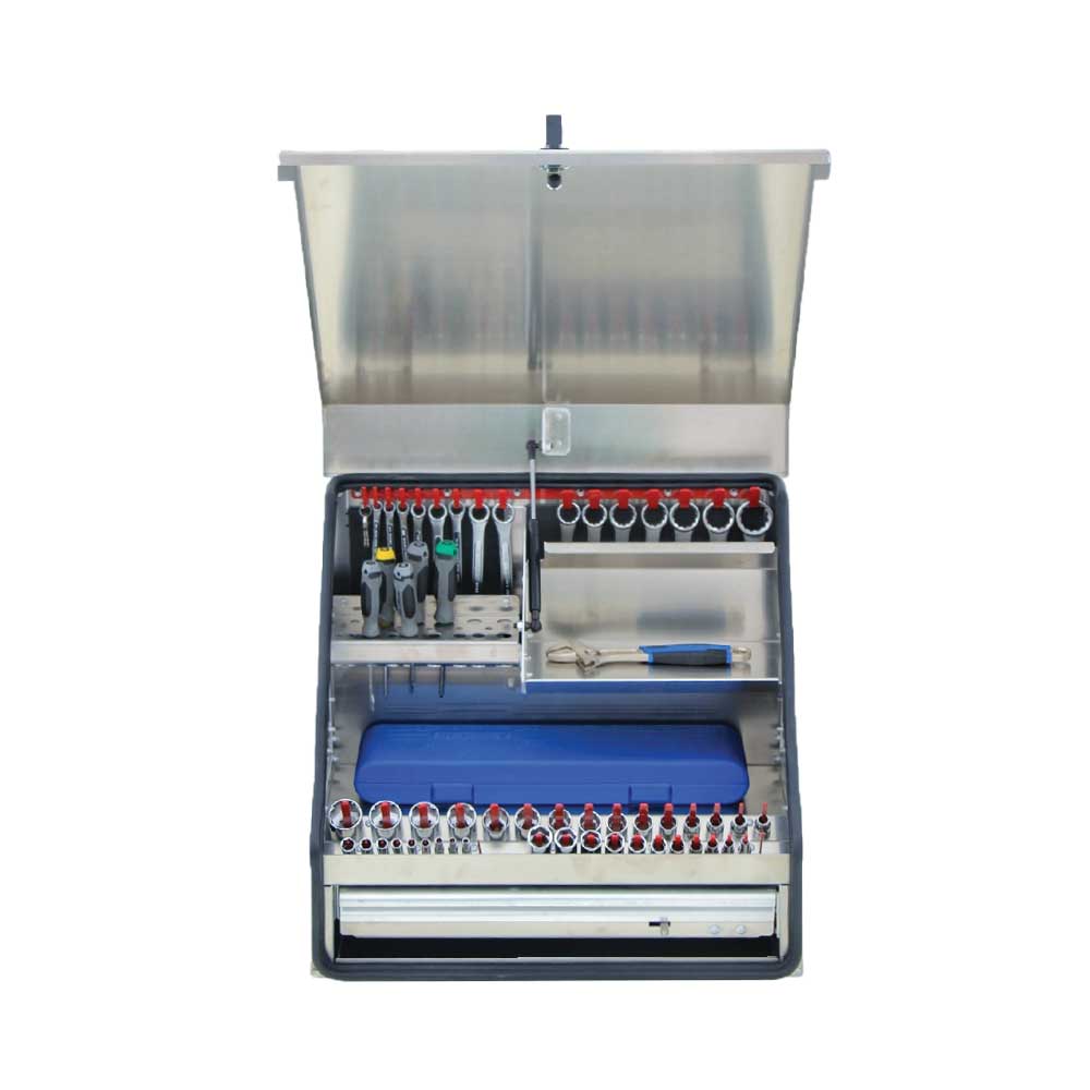 Tool organizer 24 inch front
